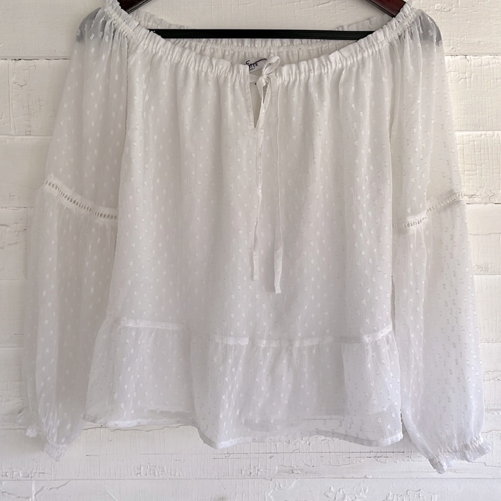 Hollister Chiffon Top